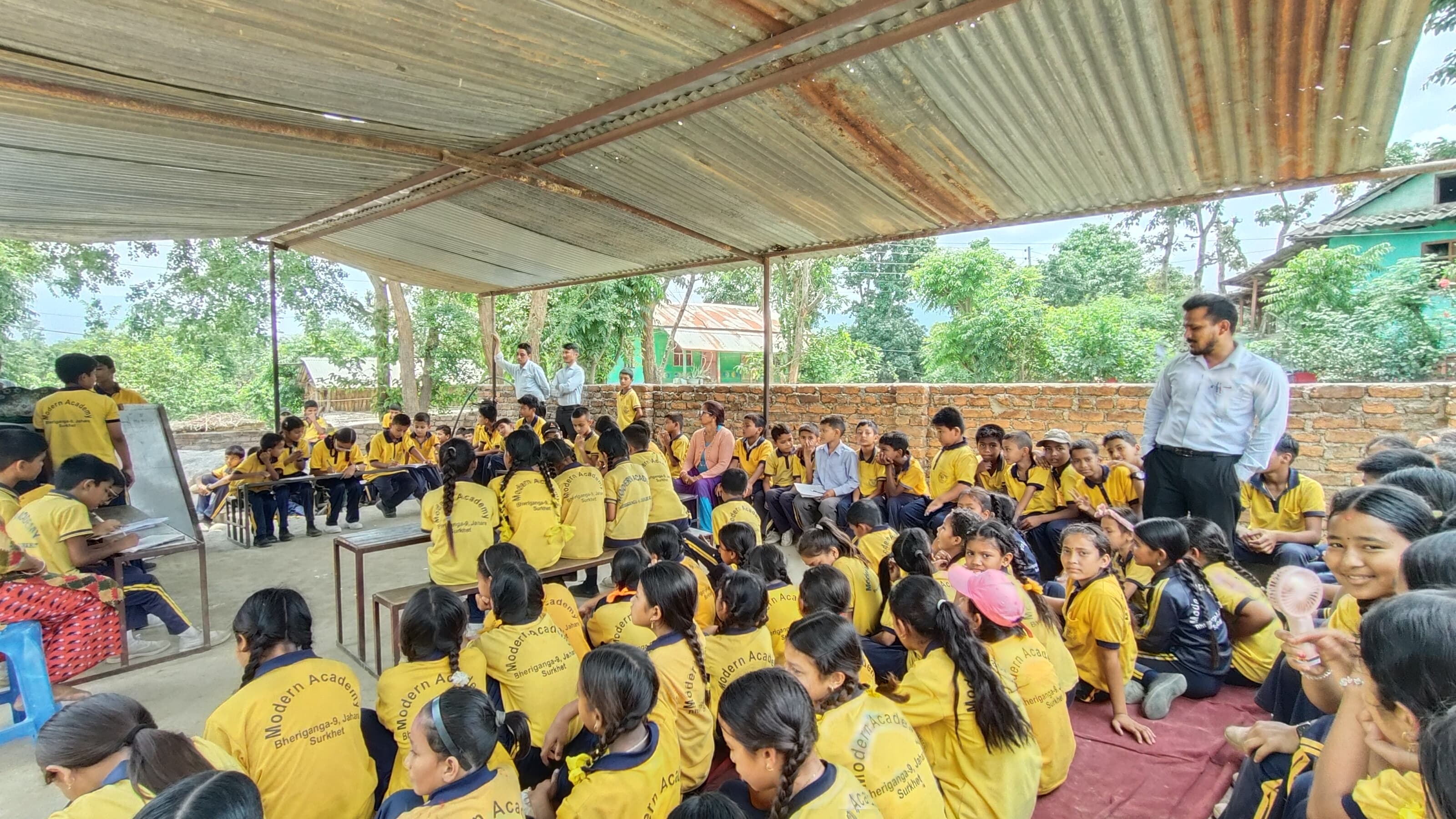 Students in classroom